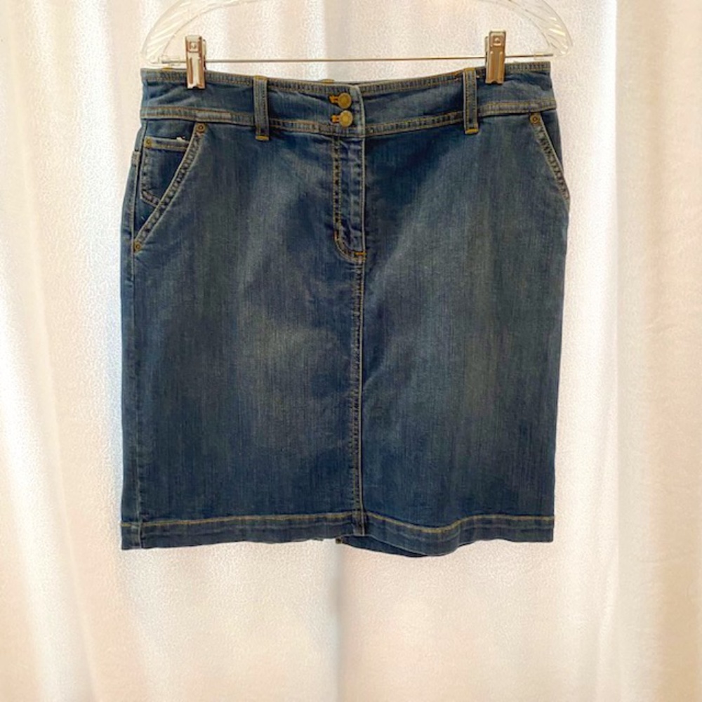 Jones New York Denim Skirt Size 10
